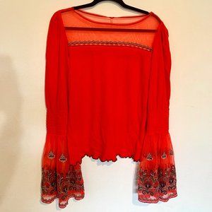 Bell Bottom Lace Blouse